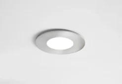 LAP IndoPro Fixed Fire Rated LED Downlight Satin Nickel 9W 450lm -Fashion Lamps 8969X A4