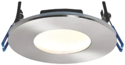 LAP IndoPro Fixed Fire Rated LED Downlight Satin Nickel 9W 450lm