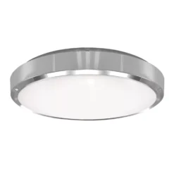 4lite LED Wall/Ceiling Light Chrome 18W 1847lm