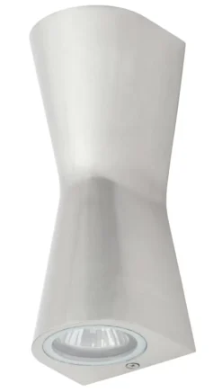 Coast Skye Outdoor Wall Light Brushed Aluminum