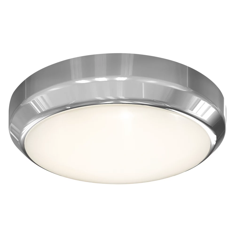 4lite LED Wall/Ceiling Light With Microwave Sensor Chrome 13W 1100lm 2 4lite LED Wall/Ceiling Light With Microwave Sensor Chrome 13W 1100lm - Image 2