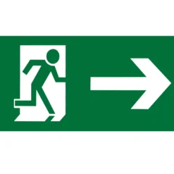 Aurora EN-LG2LR Emergency Exit Left / Right Legend 145 X 290mm