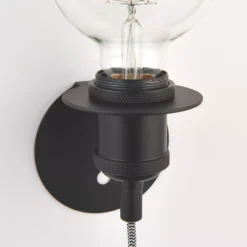 Quay Design Amos Wall Light Matt Black -Fashion Lamps 942VG A4