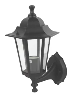 Essentials Coach Outdoor Lantern Wall Light Black