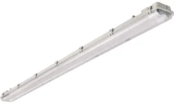 Luceco Eco Climate T8 Twin 5ft LED Weatherproof Batten 2 X 24W 3900lm 220-240V -Fashion Lamps 946KR A2