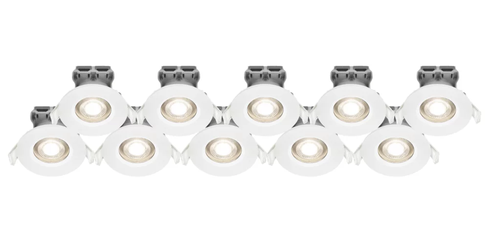 LAP Fixed LED Downlights White 4.5W 420lm 10 Pack 1 LAP Fixed LED Downlights White 4.5W 420lm 10 Pack