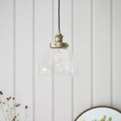 Quay Design Karlson Industrial Pendant Antique Brass -Fashion Lamps 952VG A3