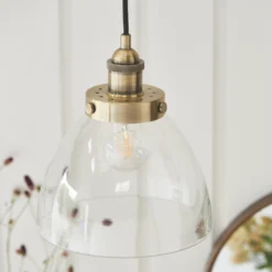 Quay Design Karlson Industrial Pendant Antique Brass -Fashion Lamps 952VG A6