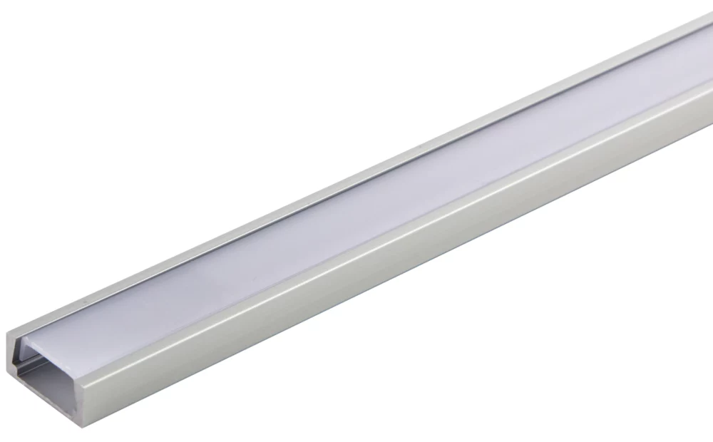 Essentials Aluminium LED Mounting Profile 1m 2 Essentials Aluminium LED Mounting Profile 1m - Image 2