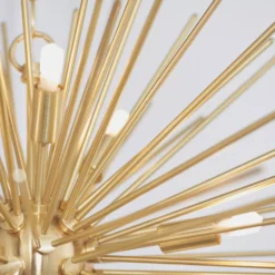 Quay Design Peacock LED 9-Light Ceiling Light Satin Brushed Gold 18W 200lm -Fashion Lamps 956VH A2