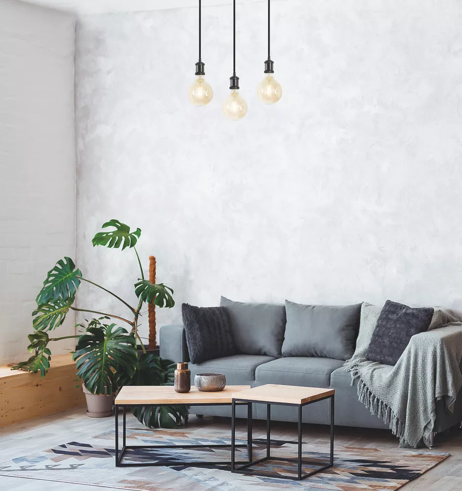 4lite WiZ Connected LED G125 Smart Pendant Light Blackened Silver 6.5W 720lm 2 4lite WiZ Connected LED G125 Smart Pendant Light Blackened Silver 6.5W 720lm - Image 2