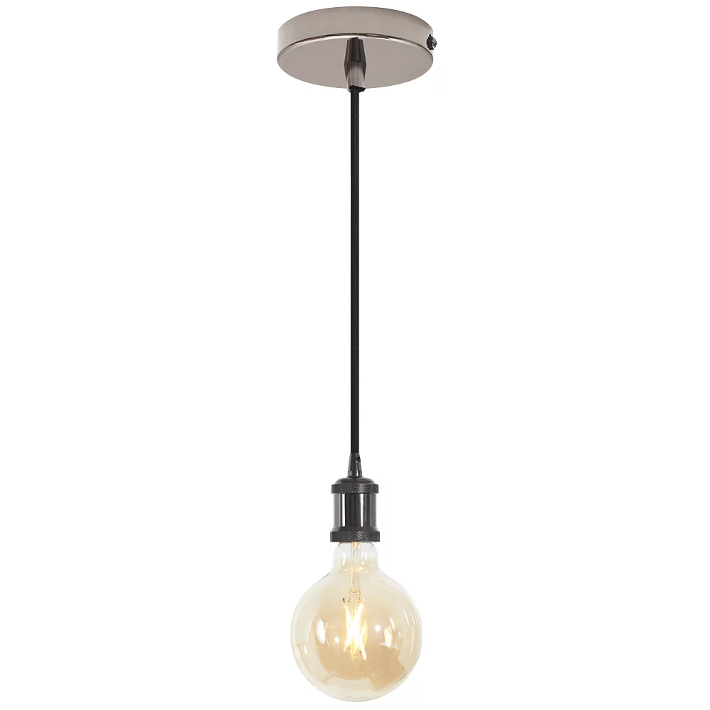 4lite WiZ Connected LED G125 Smart Pendant Light Blackened Silver 6.5W 720lm 1 4lite WiZ Connected LED G125 Smart Pendant Light Blackened Silver 6.5W 720lm