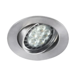 Sylvania SylSpot Adjustable LED Downlight Brushed Aluminium 5.5W 345lm