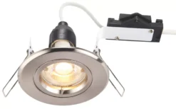 LAP Cast Fixed Downlight Satin Nickel -Fashion Lamps 986KJ A4