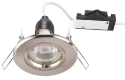 LAP Cast Fixed Downlight Satin Nickel