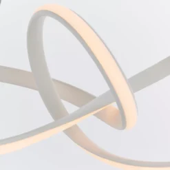 Quay Design Paradigm LED Pendant Light Matt White 31W 2400lm -Fashion Lamps 987VG A2