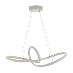 Quay Design Paradigm LED Pendant Light Matt White 31W 2400lm -Fashion Lamps 987VG A4