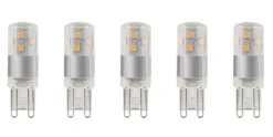 LAP G9 Capsule LED Light Bulb 300lm 2.7W 220-240V 5 Pack
